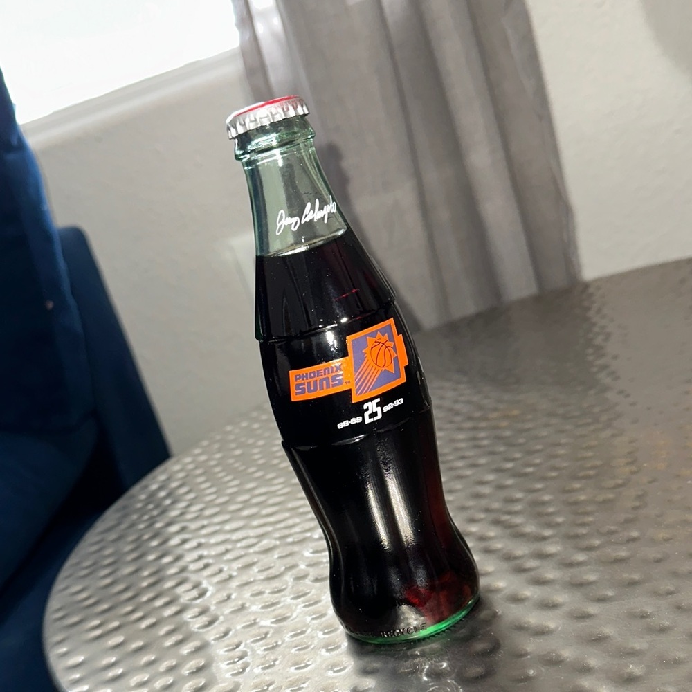Phoenix Suns Commemorative Glass Bottle Coca-Cola